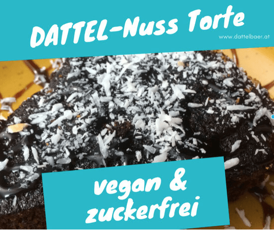 DATTELBÄR Dattel-Nuss-Torte - DATTELBAER
