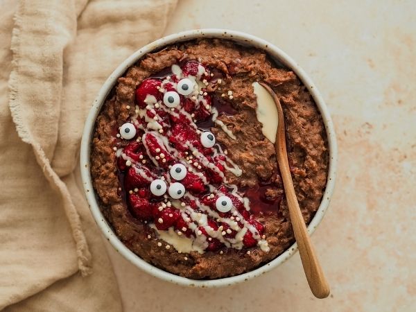 Halloween-Porridge - DATTELBAER