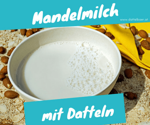 Mandelmilch - zuckerfrei und vegan - DATTELBAER